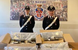 Shock a Cagliari, trovati 300 panetti di hashish dentro due pacchi