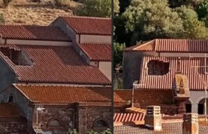 Paura a Banari, crolla il tetto della sagrestia: parroco salvo per “miracolo”