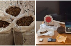 Sanluri, quasi 9 chili di marijuana tra l’ovile e la cucina: arrestato