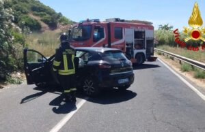 Galtellì, incidente coinvolge auto e moto: 4 feriti in ospedale