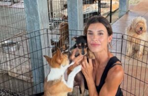 Elisabetta Canalis visita il canile di Olbia: “Adottate, esperienza meravigliosa”