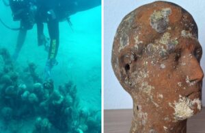 Pula, rinvenuta tra le reti da pesca una testa di epoca romana