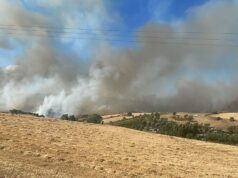 Incendio Villanovafranca, il sindaco: “Gesto vile, in fumo 300 ettari”