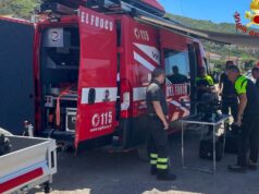 Arbus, donna scomparsa ritrovata dai Vigili del fuoco: era finita in una scarpata