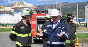 Esercitazione alla Saras: simulata la fuoriuscita di Gpl