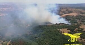 Incendi in Sardegna, 25 roghi in tutta l’Isola: ben 9 hanno impegnato mezzi aerei