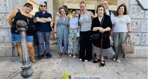 Cagliari, una pietra per l’accoglienza: “Simbolo di chi fugge dalla sofferenza”