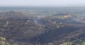 Incendio Villacidro, interventi per scongiurare la ripartenza del rogo