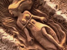 Sardegna in fiamme, la scultura di Nicola Urru racconta il dolore dell’Isola