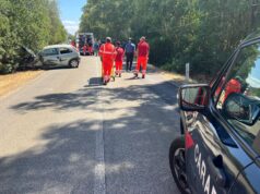 Tremendo scontro frontale a Domusnovas: ci sono tre feriti