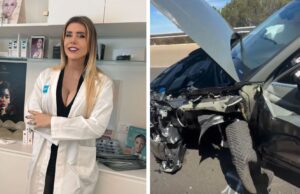 Paura a Olbia, scontro tra tre auto: in una c’era anche Jenny Urtis