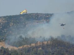 Vasto incendio a Serdiana, elicotteri e Canadair in azione