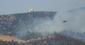 Vasto incendio a Serdiana, elicotteri e Canadair in azione