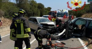 Pauroso incidente tra Palau e Santa Teresa: frontale tra due auto, 5 feriti