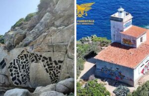 Vergogna a Muravera e Santa Teresa: writers imbrattano faro e rocce