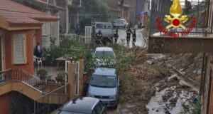 Nubifragio a Bono, frane e allagamenti: decine di interventi dei Vigili del Fuoco