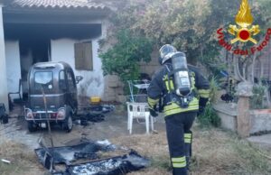 Spavento ad Arzachena, incendio in abitazione: evitata esplosione di Gpl