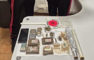 Quartucciu, lite in famiglia si trasforma in un arresto per droga: 33enne nei guai