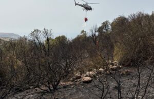 Bosa assediata dagli incendi nella notte, il sindaco: “Gesto vile e inaccettabile”