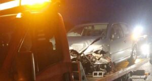 Incidente tra Bauladu e Paulilatino, auto sbanda e finisce fuori strada