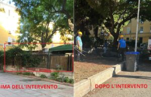 Cagliari, abusi eliminati: piazza Medaglia Miracolosa torna accessibile