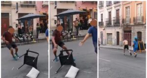 Cagliari, panico in via Sassari: scoppia la rissa, volano sedie e bottiglie | Video
