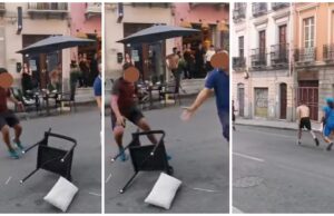 Cagliari, panico in via Sassari: scoppia la rissa, volano sedie e bottiglie | Video