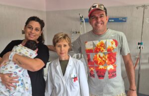 Parto da record a Oristano: è nata Martina con un peso superiore ai 5 chili