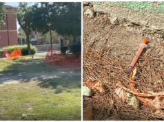 Cagliari, siringhe e degrado al parco giochi di via Talete: “Una discarica”