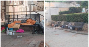 Cagliari, viale Sant’Ignazio tra bivacco e sporcizia: centrodestra ancora all’attacco