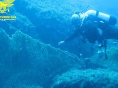 Villasimius, la Forestale recupera una rete “fantasma” di 300m