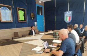 Cagliari, prova finale del corso Uefa Pro per il tecnico Fabio Pisacane