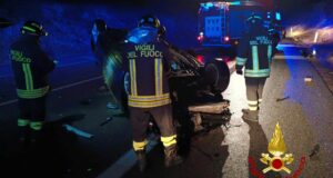 Brutto incidente sulle strade del Nuorese: auto ribaltata, ferito un 50enne