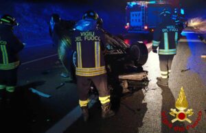 Brutto incidente sulle strade del Nuorese: auto ribaltata, ferito un 50enne