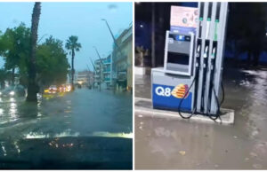 Maltempo, case e strade allagate ad Alghero: Protezione Civile in azione