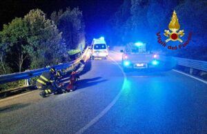 Bortigiadas, 23enne precipita in un dirupo: salvato dai Vigili del fuoco