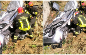 Posada, terribile incidente: l’auto vola via e si schianta su un muro | Un morto