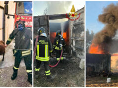 Diversi incendi nel Nuorese, a Suni le fiamme colpiscono un’azienda tessile