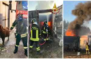 Diversi incendi nel Nuorese, a Suni le fiamme colpiscono un’azienda tessile
