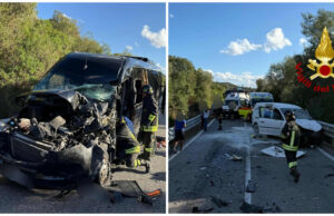 Scontro frontale sulla ss125 tra Olbia e Arzachena: 7 feriti