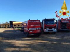 Arborea, incendio nelle scuderie dell’Horse Country: morti 8 cavalli e un cane