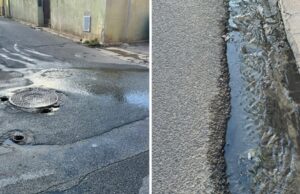 Capoterra, l’allarme dei residenti: problemi alle fogne e strade allagate