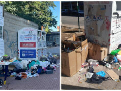 Cagliari, incivili all’opera: degrado intorno alle raccolte di abiti usati