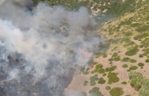 Sardegna, torna il pericolo incendi: 22 in un giorno, due canadair a Siris