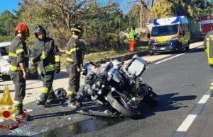 Tempio Pausania, grave incidente: motociclista ferito trasportato in elisoccorso