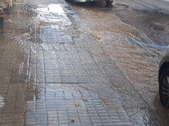 Cagliari, disagi e allagamento in via Tommaseo: fiume d’acqua in strada