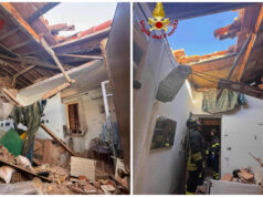La Maddalena, grande spavento: crolla il solaio di una palazzina
