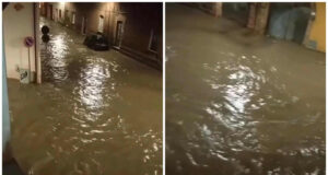 Temporale sul Medio Campidano, strade allagate tra Samassi e Serramanna