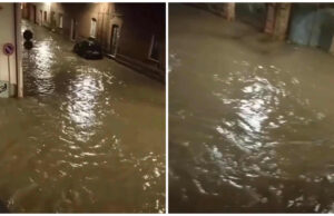 Temporale sul Medio Campidano, strade allagate tra Samassi e Serramanna