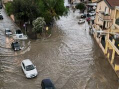 Nubifragio a Sestu, le strade diventano un fiume: traffico paralizzato